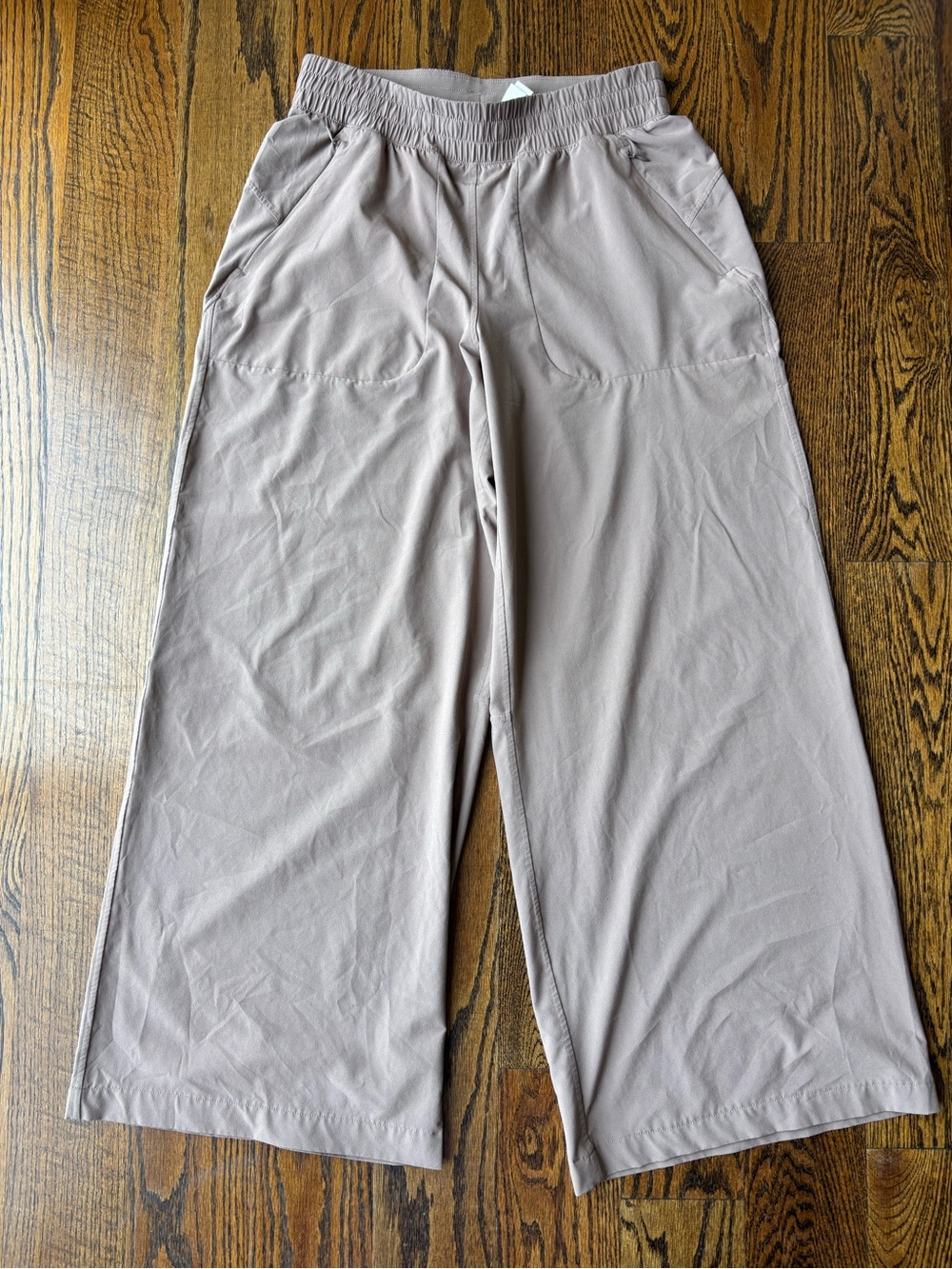 Lululemon wide leg  light taupe pants